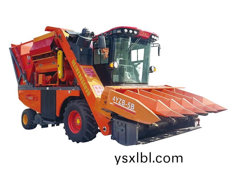 4YZB-5B自走式穗莖兼收(shou)玉米收穫機(ji)